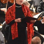 Solistin Sabine Zimmermann (Sopran) beim Eröffnungskonzert am 28.10.2018
(c) Manfred Schuler / MZWE