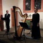 Vom Barock zur Mozartzeit mit Maximilian Randlinger (Flöte) und Irene Fenninger (Harfe) in der Evangel. Kirche Prüm (c) Sabine Krösser