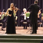 Solistin Dorothea Stepp (Violine) mit dem Südwestdeutschen Kammerorchester Pforzheim im Kloster Steinfeld 17.11.2018